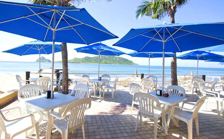 Bar frente al mar hotel las flores Mazatlán